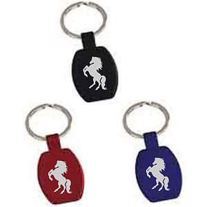 Rectangle Metal Key Chain Laser Engraved