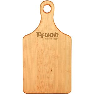 13 1/2" x 7" Maple Paddle Shaped Cutting Board MADE IN THE USA!