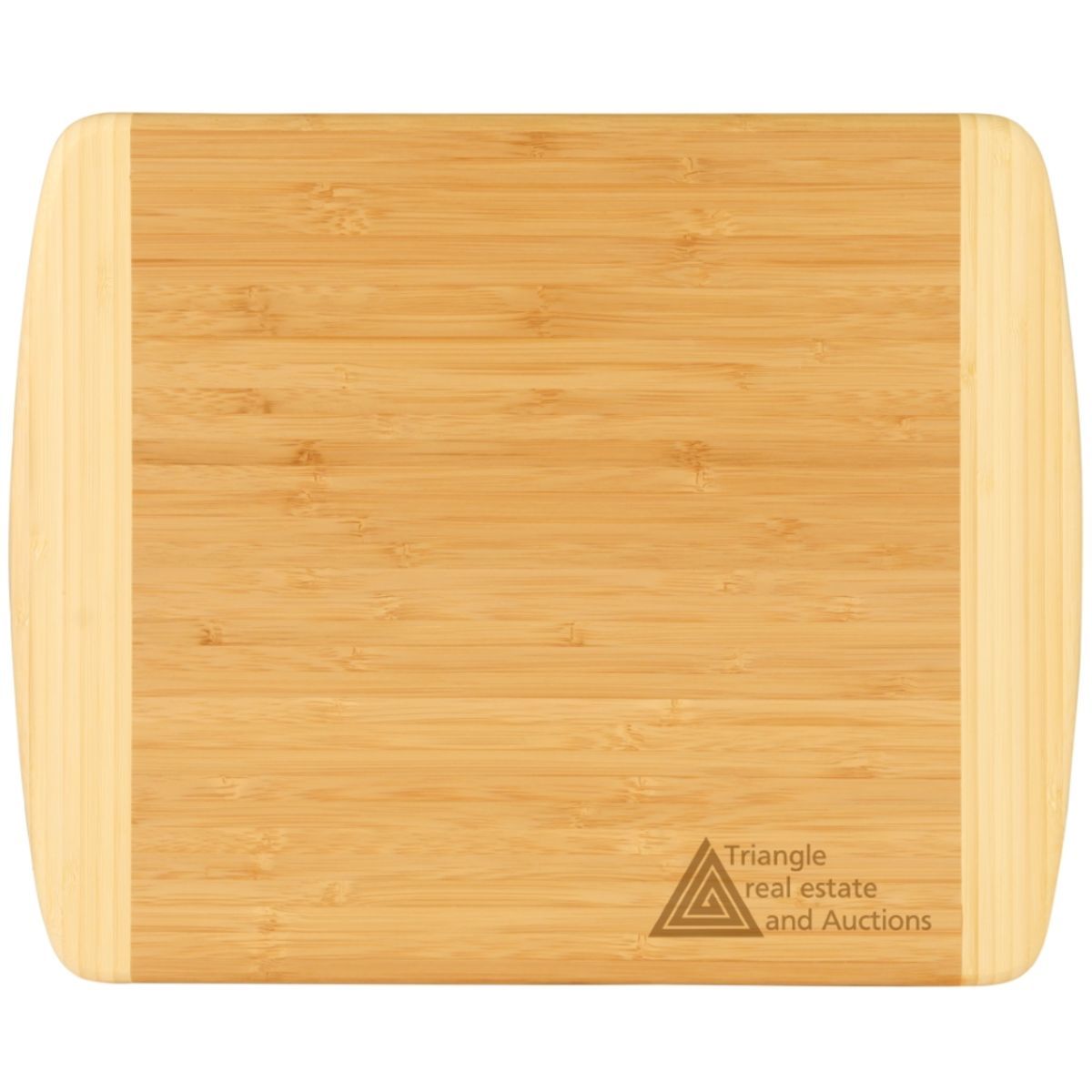 13 1/2" x 11 1/2" Bamboo 2-Tone Cutting Board