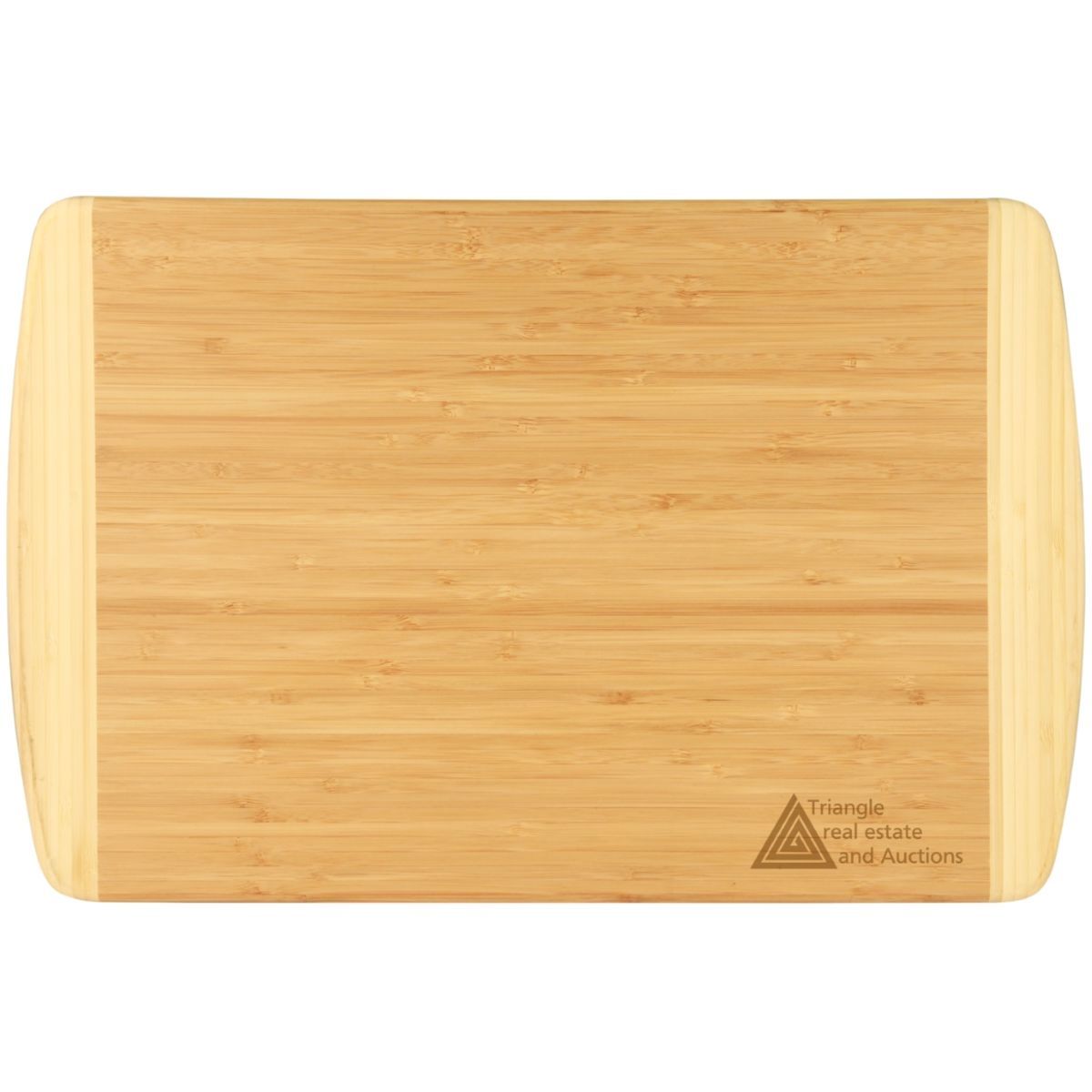 18" x 12" Bamboo 2-Tone Cutting Board