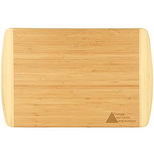 18" x 12" Bamboo 2-Tone Cutting Board