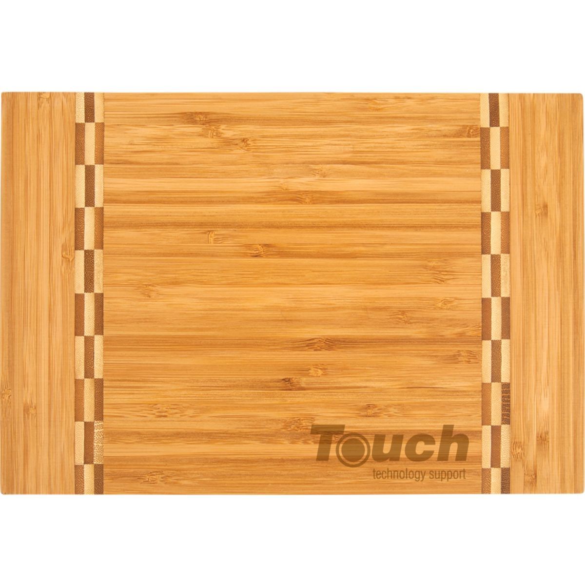 12" x 8 1/4" Bamboo Cutting Board with Butcher Block Inlay