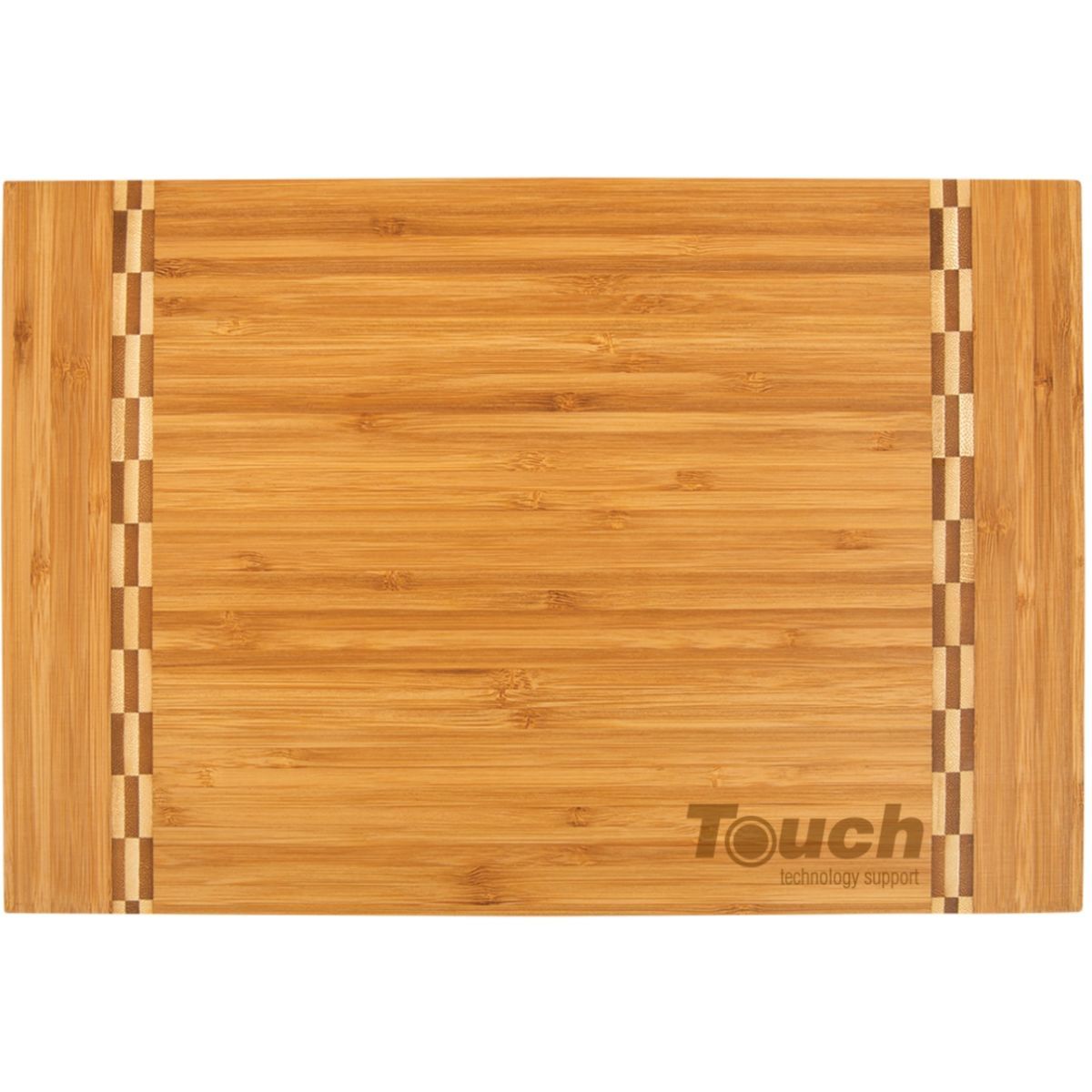 15" x 10 1/4" Bamboo Cutting Board with Butcher Block Inlay