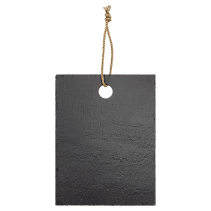 8 3/4" x 11 1/2" Rectangle Slate Cutting Board with Hanger String