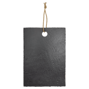 9 3/4" x 13 3/4" Rectangle Slate Cutting Board with Hanger String