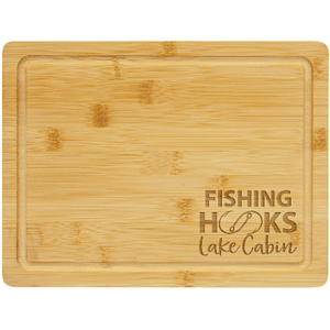 9" x 6" Bamboo Cutting Board with Drip Ring