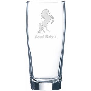 Polar Camel 16 oz Willi Becher Beer Glass - Dishwasher Safe
