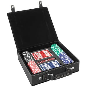 Leatherette 100 Chip Poker Set