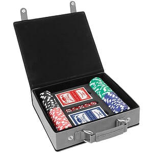Leatherette 100 Chip Poker Set