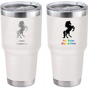 30 Oz. Tahoe Stainless Steel Tumbler w/Slider Lid