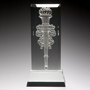 Victory Flame Crystal Award