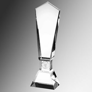 Large Global Honor Crystal Award