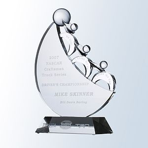 Teamwork Award - Large Crystal Award