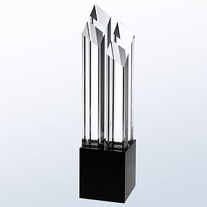 Extra Large Allegiance Tower Crystal Award