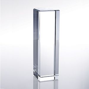 Rectangular Column Optic Crystal Award - Large