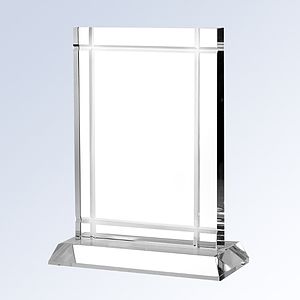 Clear Deco Optic Crystal Awards