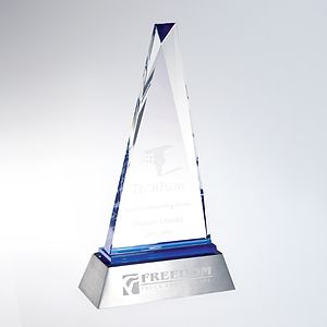 Blue Paramount Optic Crystal Award