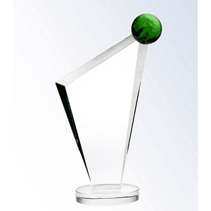 The Conception Globe Optic Crystal Award - Large