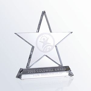 Motivation Star Optic Crystal Award - Large