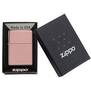 Genuine Zippo windproof lighter - High Polish Rose Gold