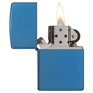 Genuine Zippo windproof lighter - High Polish Blue