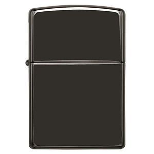 Genuine Zippo windproof lighter - High Polish Black