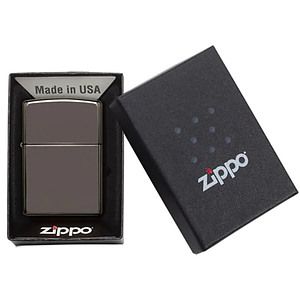 Genuine Zippo windproof lighter - Black Ice