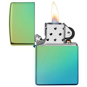 Genuine Zippo windproof lighter - High Polish Teal