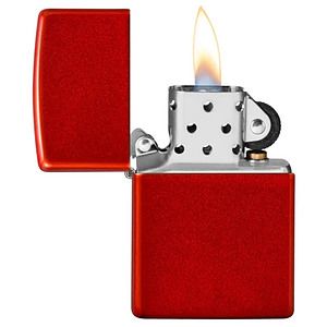Genuine Zippo windproof lighter - Metallic Red