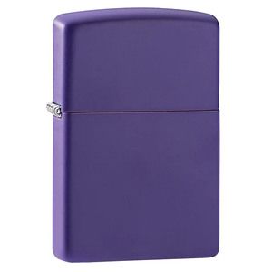 Genuine Zippo windproof lighter - Purple Matte