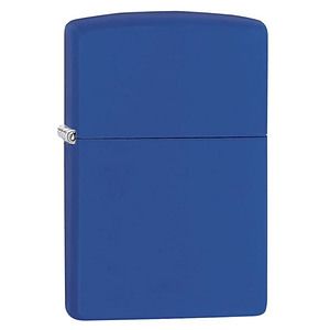 Genuine Zippo windproof lighter - Royal Blue Matte