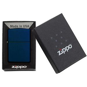 Genuine Zippo windproof lighter - Navy Matte