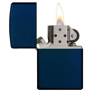 Genuine Zippo windproof lighter - Navy Matte