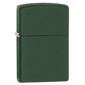 Genuine Zippo windproof lighter - Green Matte