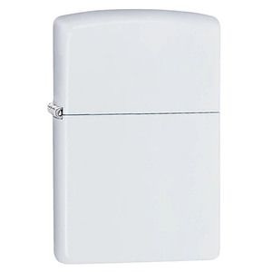 Genuine Zippo windproof lighter - White Matte