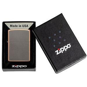 Genuine Zippo windproof lighter - Rustic Bronze