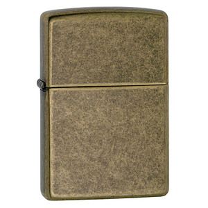 Genuine Zippo windproof lighter - Antique Brass