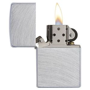 Genuine Zippo windproof lighter - Chrome Arch