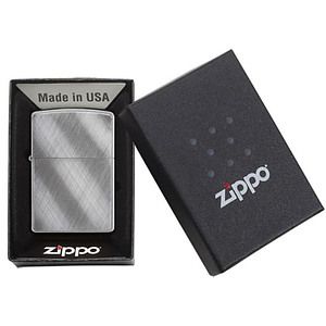 Genuine Zippo windproof lighter - Diagonal Weave