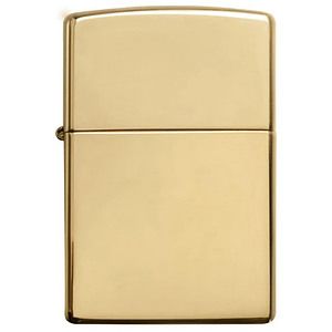 Genuine Zippo windproof lighter - Brushed Brass