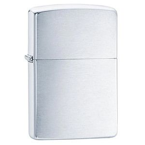 Genuine Zippo windproof lighter - Brushed Chrome