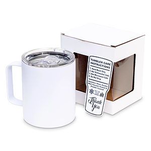 12 Oz. Unbranded Vacuum Insulated Mug w/ Color Matched Window Display Gift Box