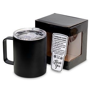 12 Oz. Unbranded Vacuum Insulated Mug w/ Color Matched Window Display Gift Box