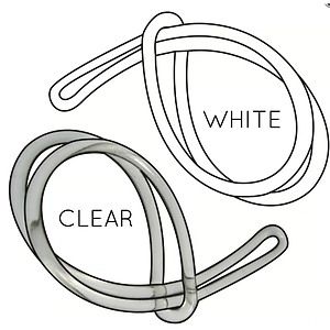 Plastic Straps for Luggage Tags 100% Made in the USA