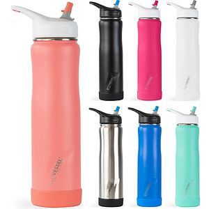 Ecovessel 24 oz Summit Insulated Straw Water Bottle