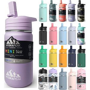 14 Oz. Hydrapeak Mini Water Bottle LIFETIME WARRANTY!