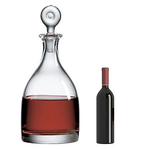 Monticello Salmanazar Lead-Free Crystal Decanter