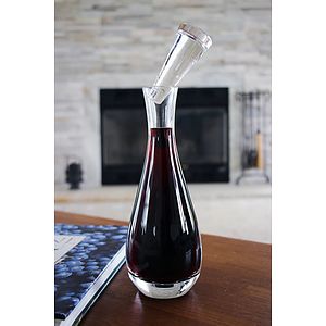 Tear Drop Wine Saver Lead-Free Crystal Decanter