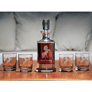 Kensington Decanter Gift Set Lead-Free Crystal