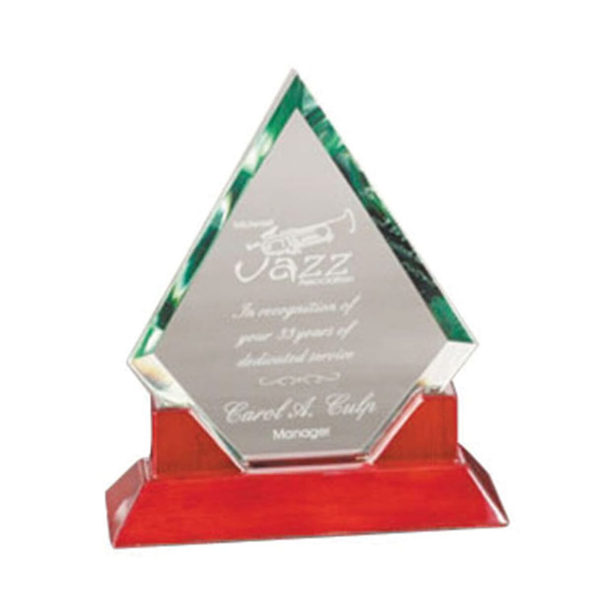Prestige Collection Diamond Glass Award